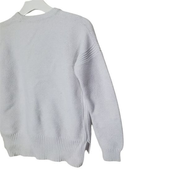 MADEWELL Womens Sweater SZ XS Oatmeal Knit‎ Ribbed 3/4 Sleeves Soft Pullover - Picture 6 of 8